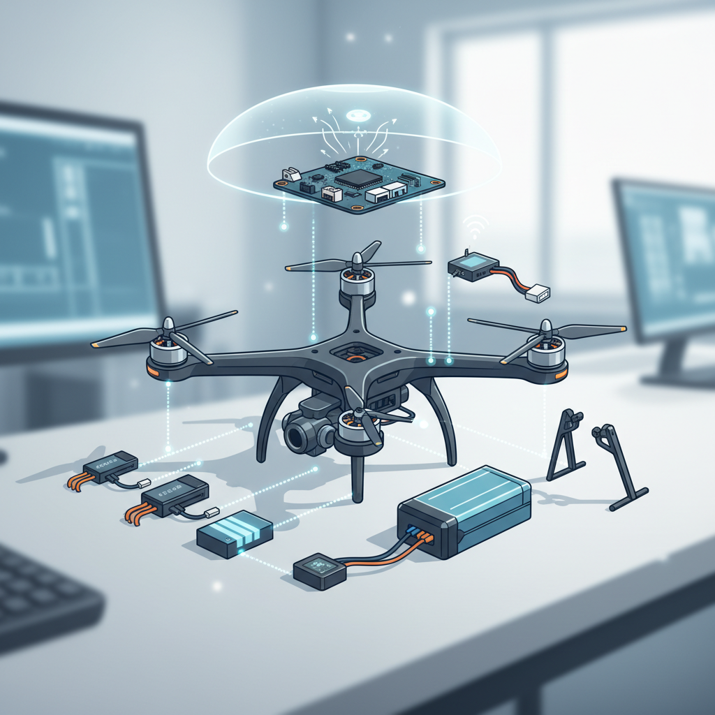 The Basic Components of a Drone The Basic Components of a Drone - how a drone works