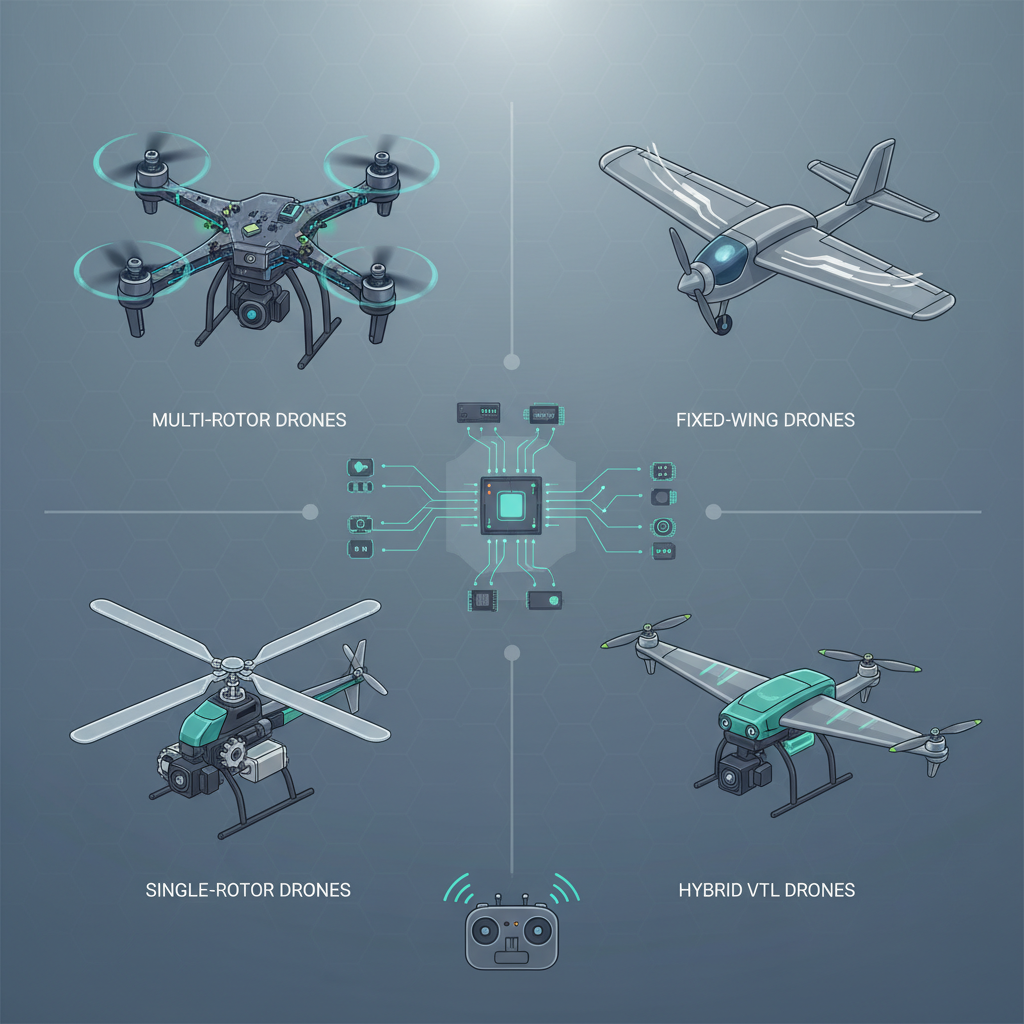 Types of Drones - how do drones work