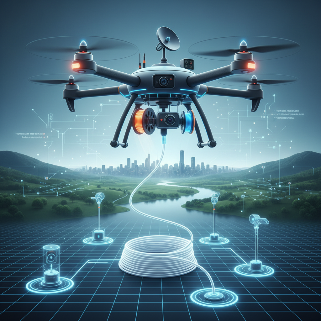 The Role of Drones in Data Collection - how do fiber optic drones work