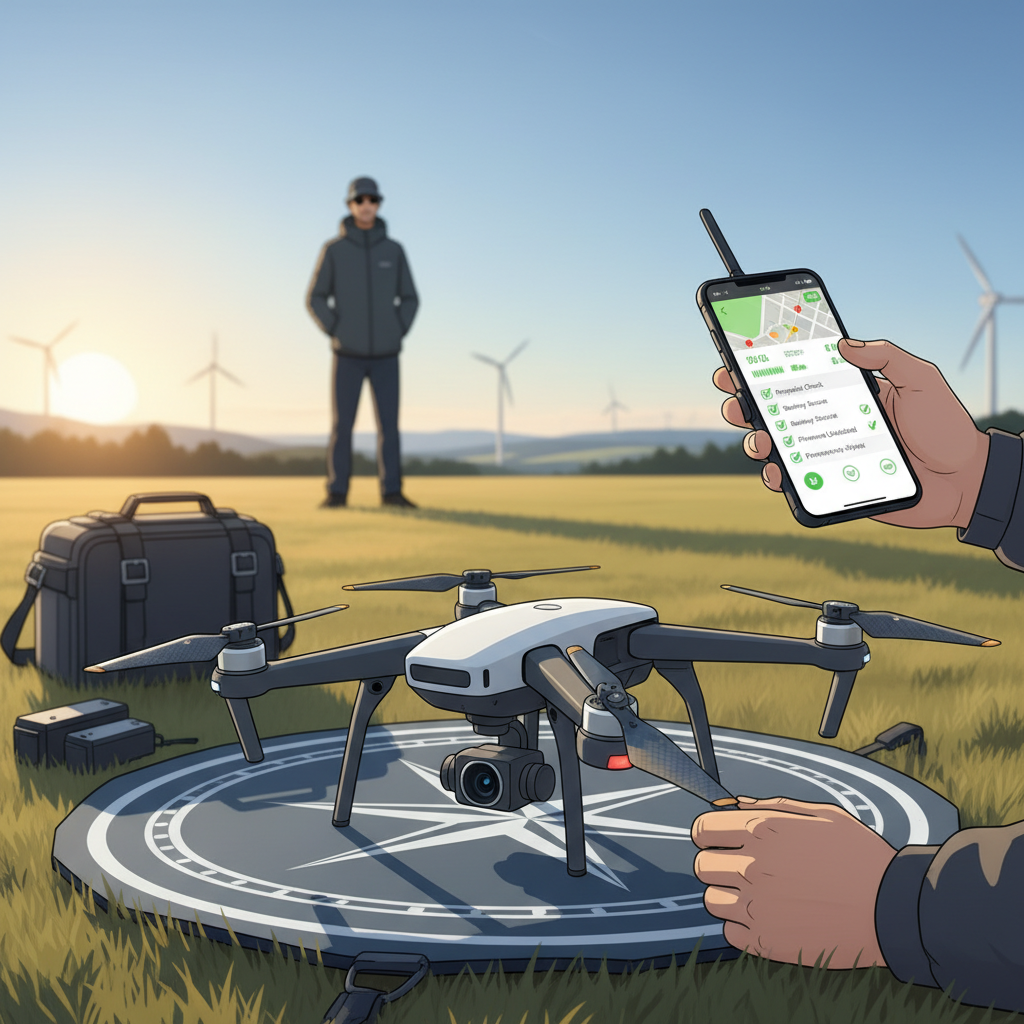 Pre-Flight Preparations - how do you work a drone