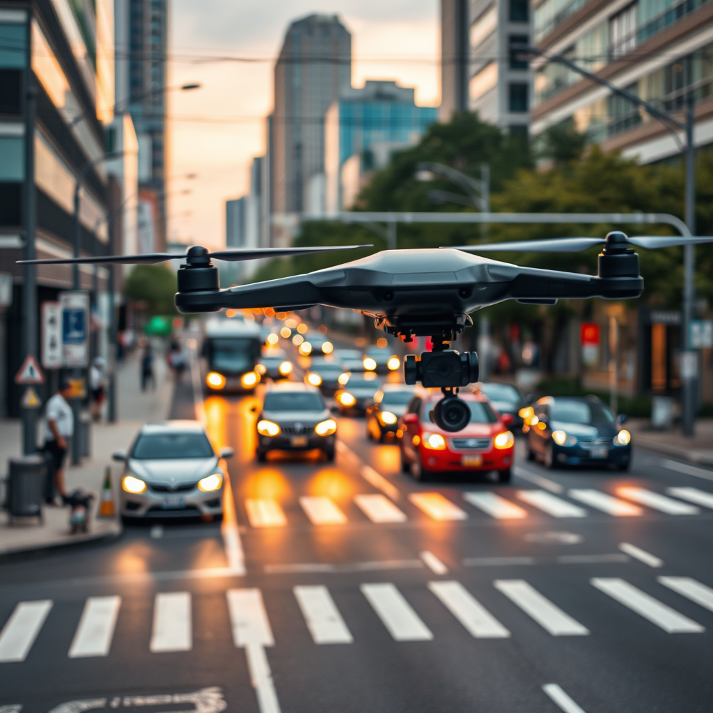 Enhancing Traffic Management - how drones can help cities
