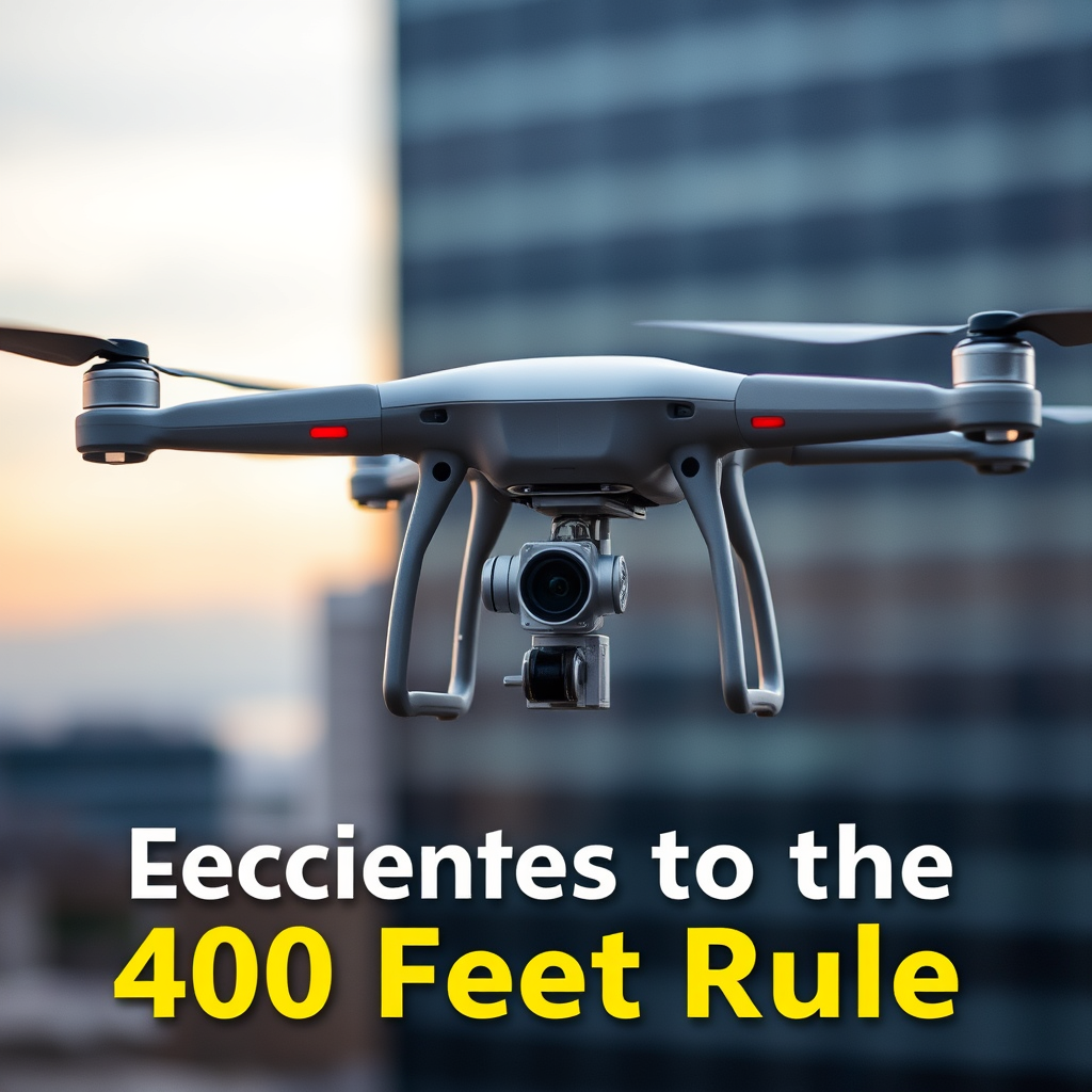 Exceptions to the 400 Feet Rule - how high can drones fly legally