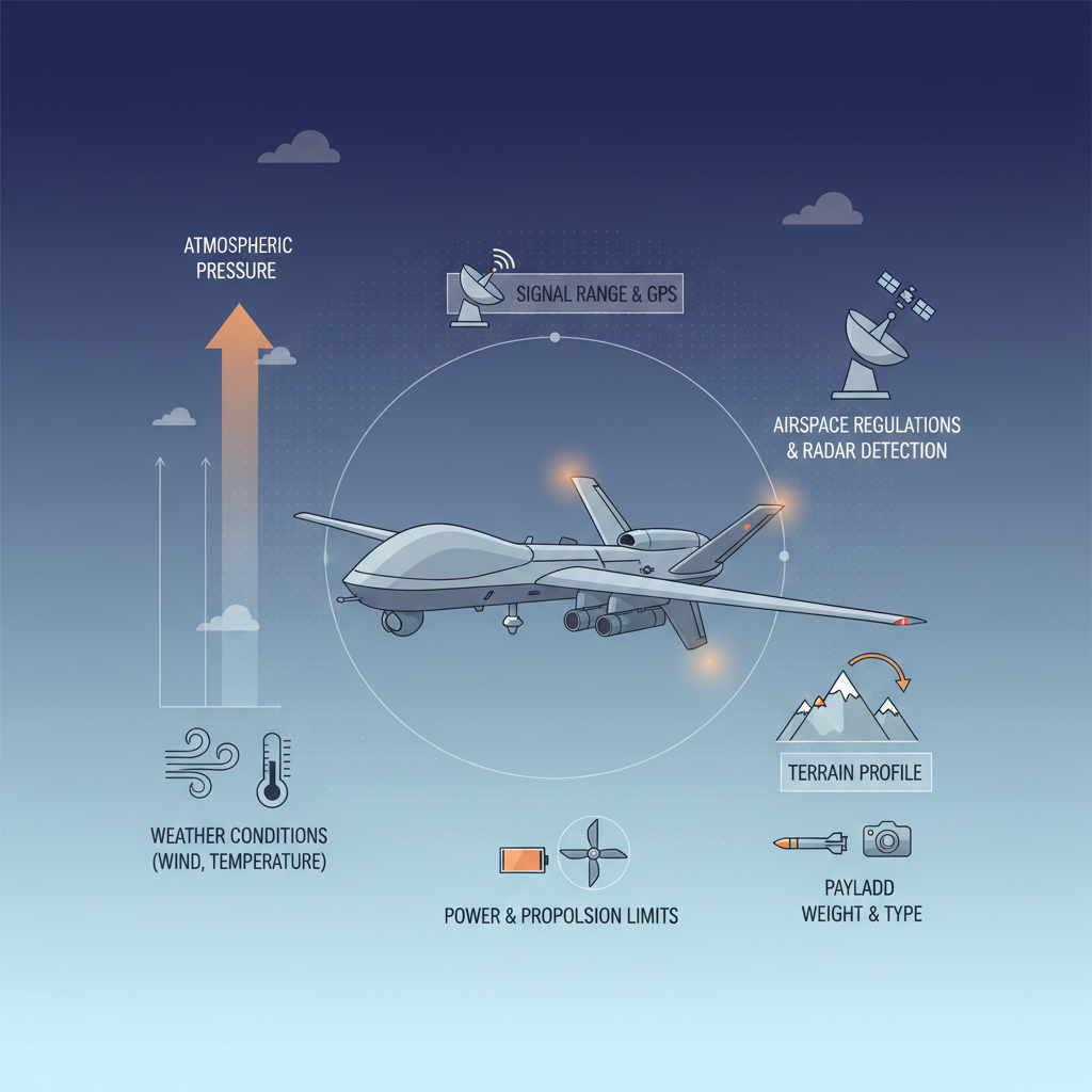 Factors Influencing Drone Altitude Factors Influencing Drone Altitude - how high does a military drone fly