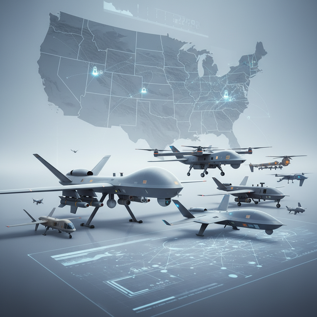 Overview of U.S. Military Drone Fleet - how many military drones does the us have