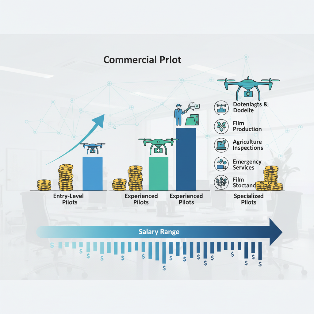 Understanding the Salary Range Understanding the Salary Range - how much do commercial drone pilots make