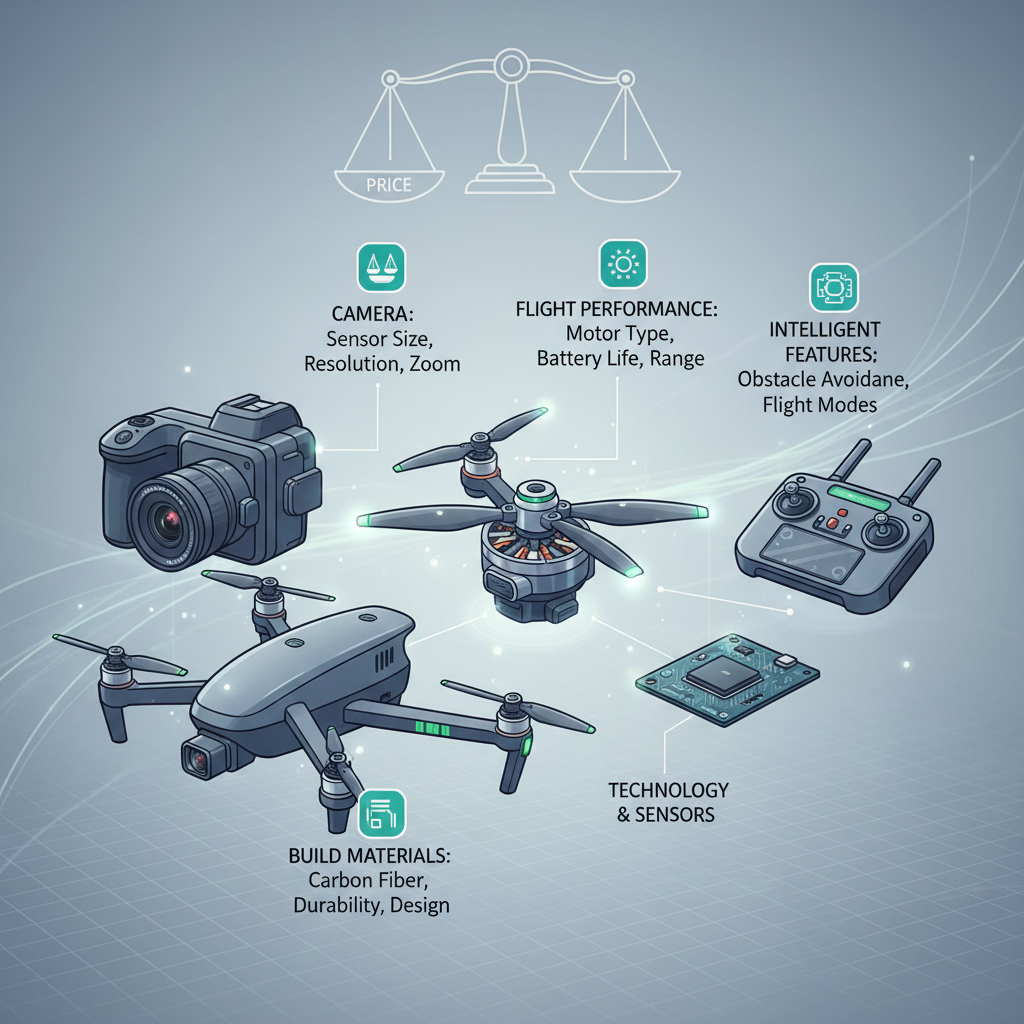 Features That Affect Pricing - how much for a drone with camera