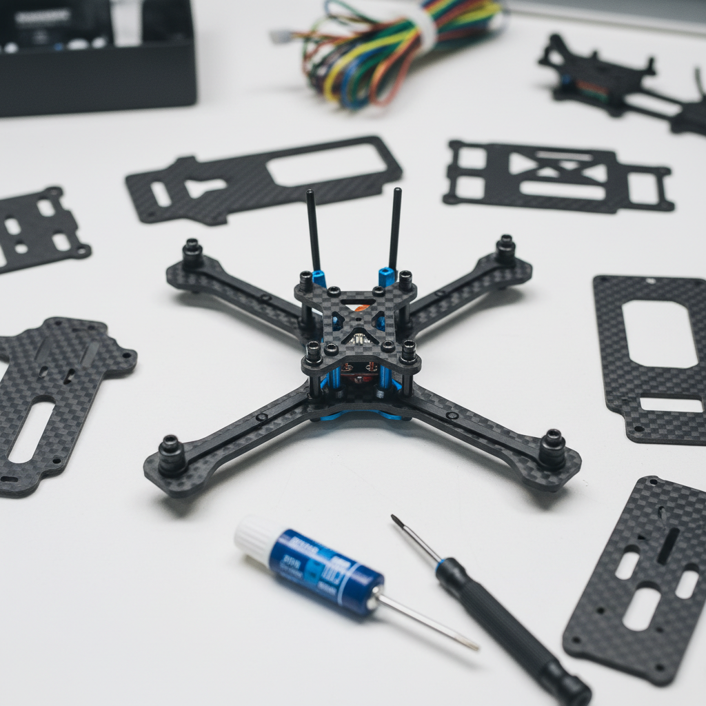 Assemble the Drone Frame - how to build a fpv racing drone