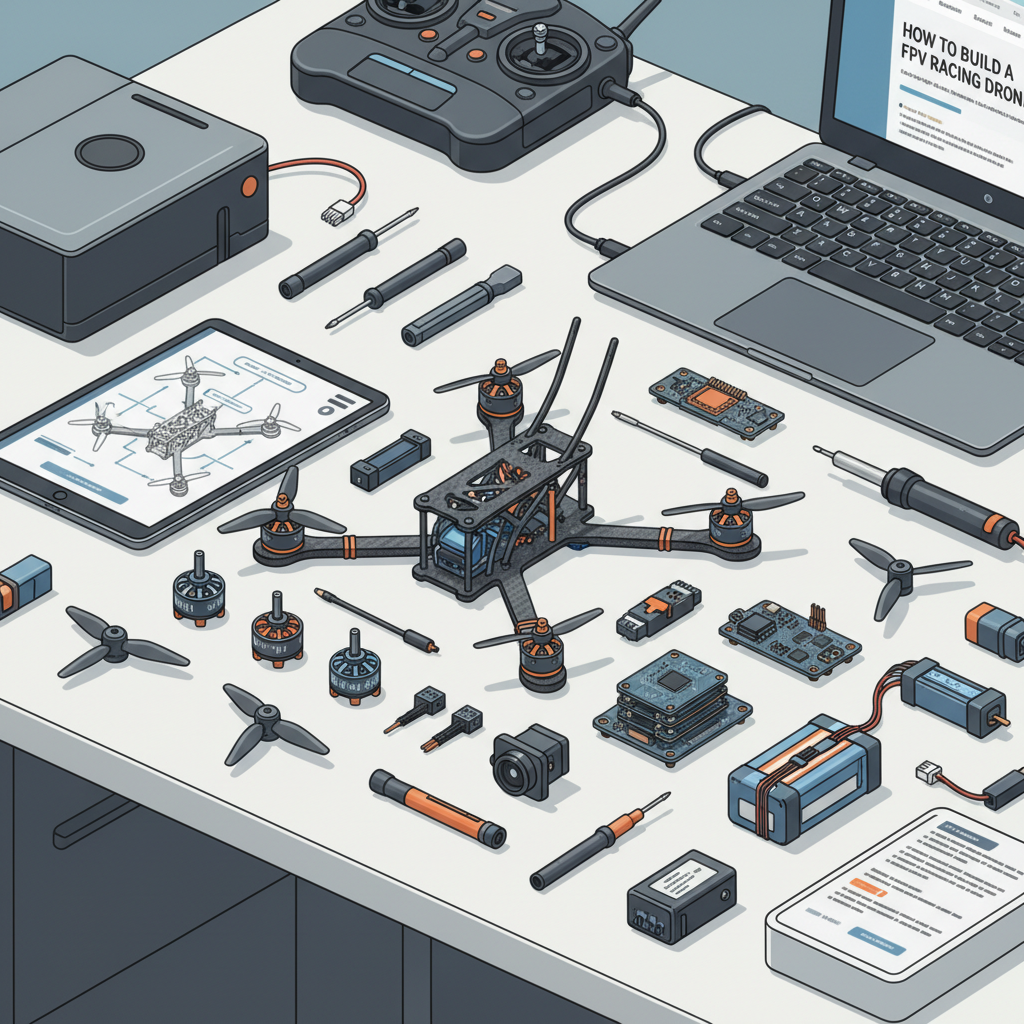 Gather the Essential Components - how to build a fpv racing drone