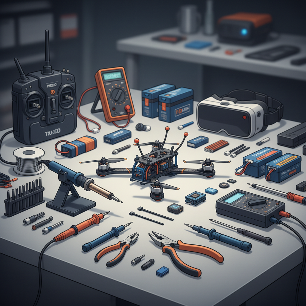 Essential Tools and Equipment - how to build an fpv drone