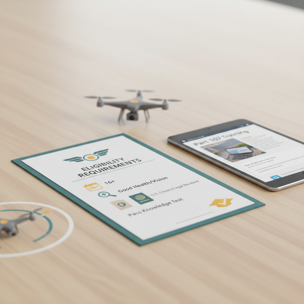 Eligibility Requirements - how to get a 107 drone license