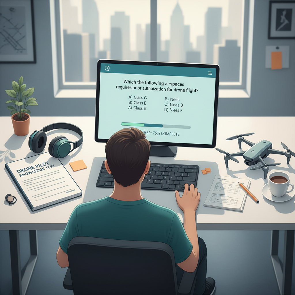 Preparing for the Knowledge Test - how to get a drone flying license