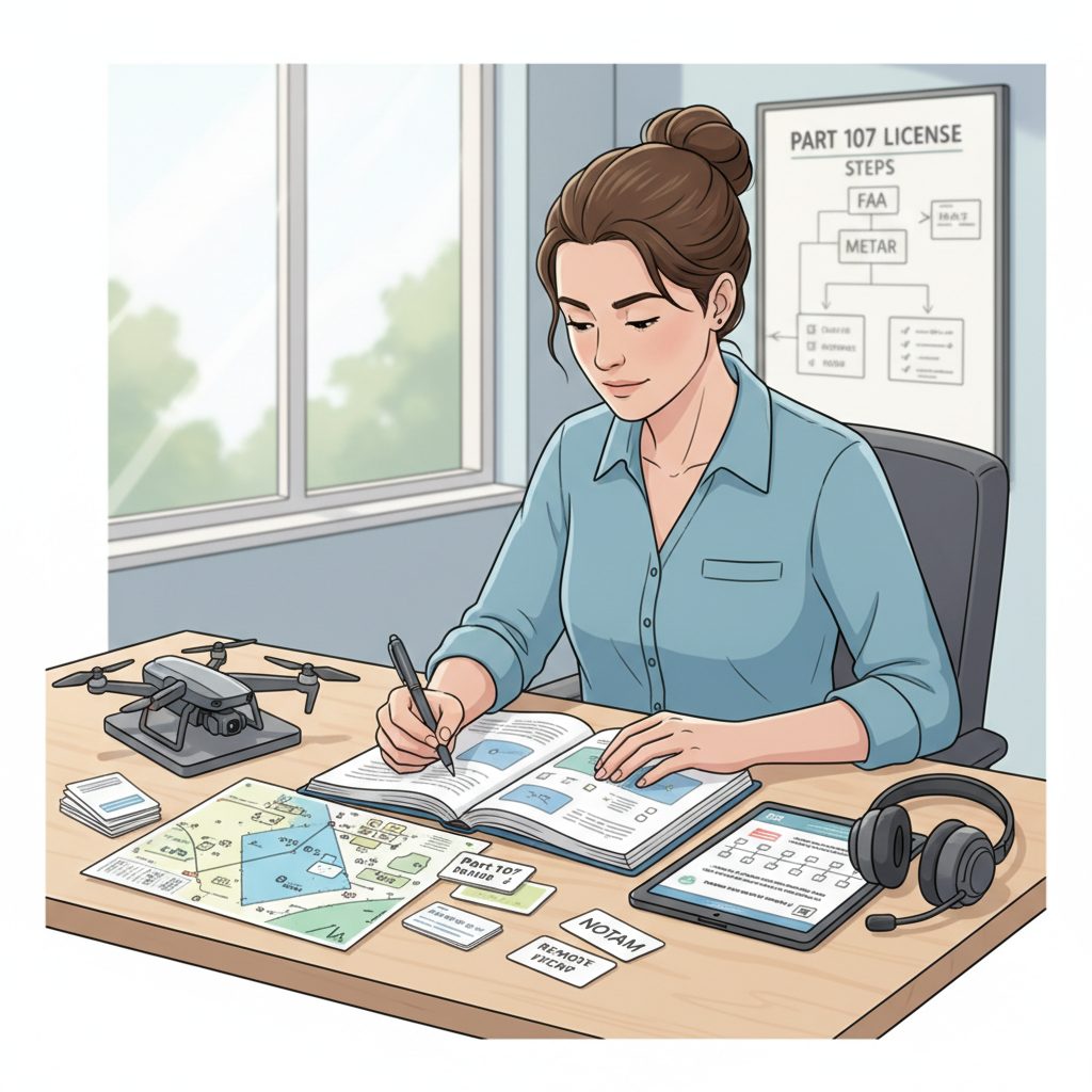 Preparing for the Knowledge Test - how to get part 107 drone license