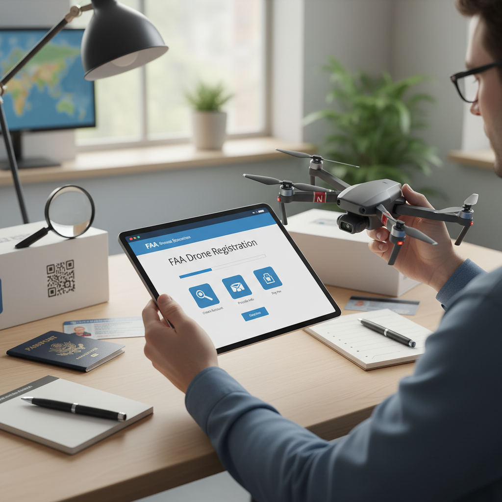 Preparing for Registration - how to register a drone faa