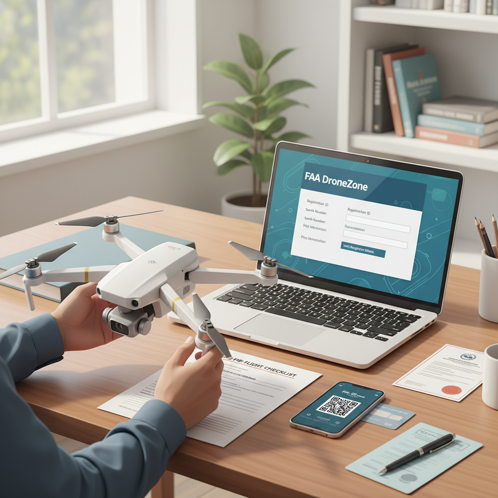 Preparing for Registration - how to register a drone with faa