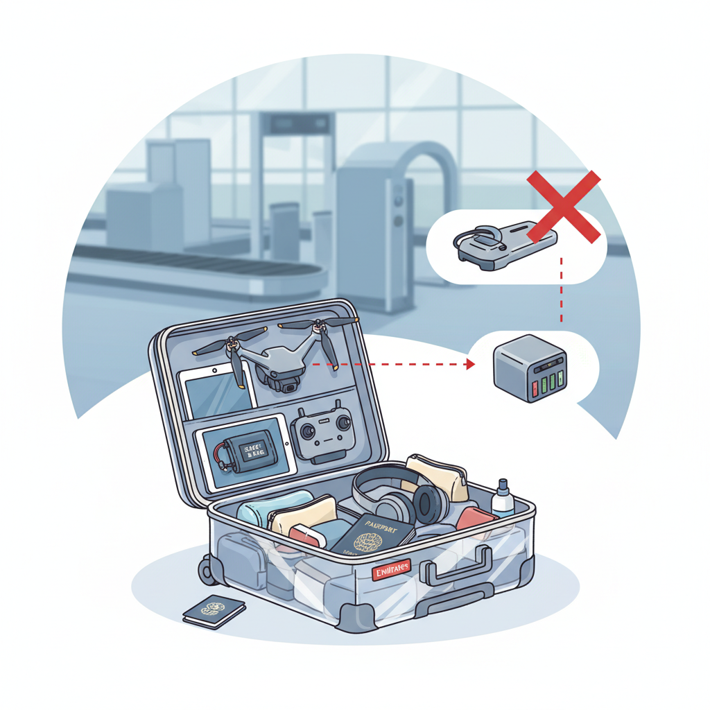 Carry-On Restrictions - is drone allowed in international flights emirates