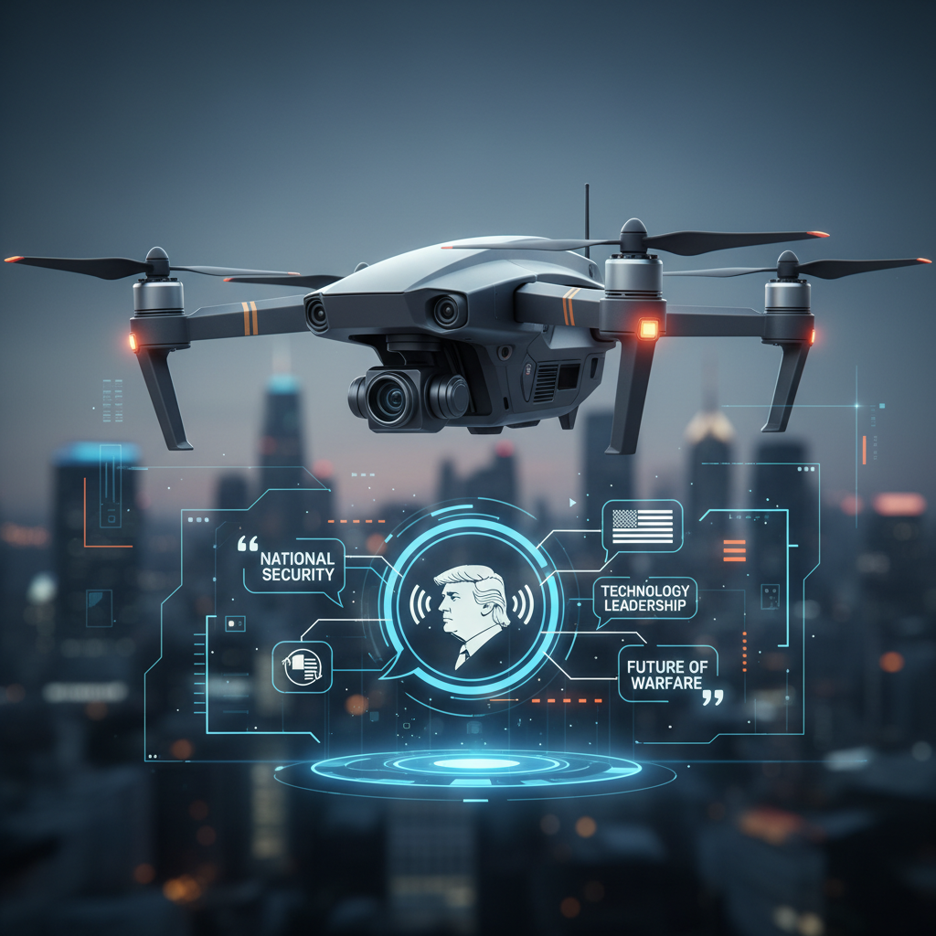 Key Statements on Drone Technology - what did president trump say about the drones