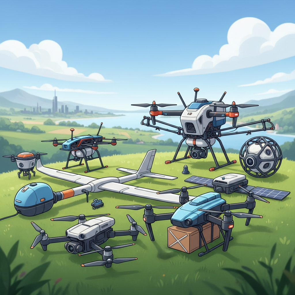 Types of Drones - what do drones look like