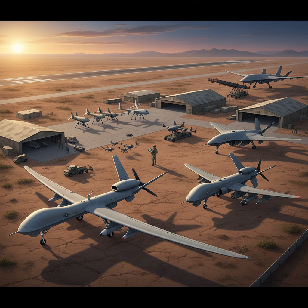 Overview of Military Drone Types - what does military drones look like