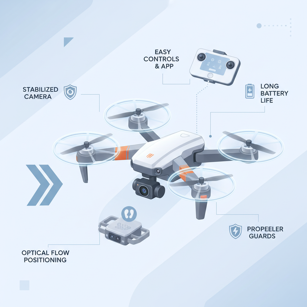Key Features to Look For - what is a good drone for beginners