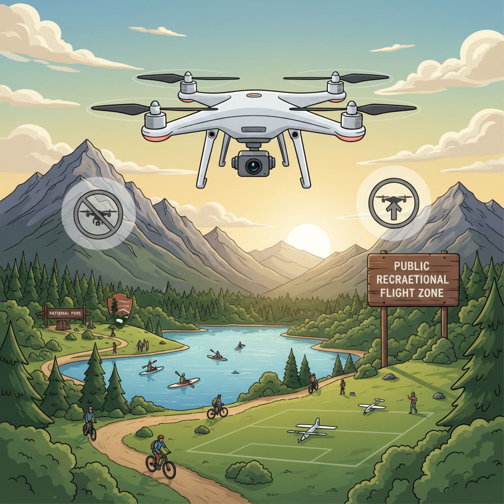 National Parks and Recreational Areas - where can i fly a drone near me