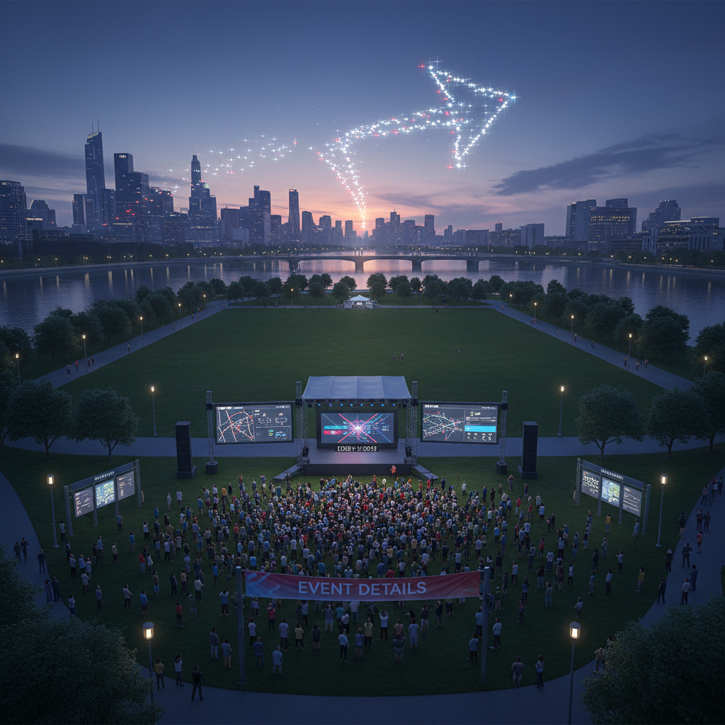 Event Details - where is the drone show tonight