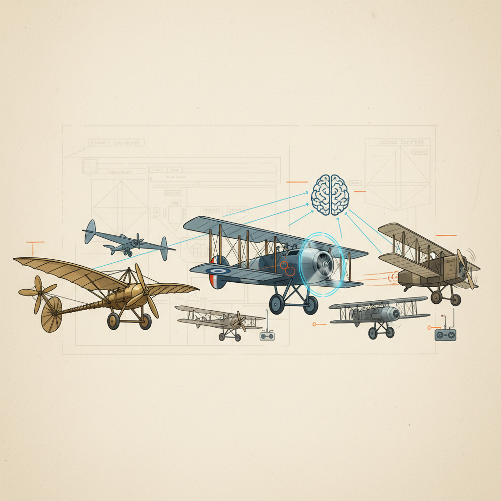 The Early Concepts of Aerial Robotics - who invented a drone