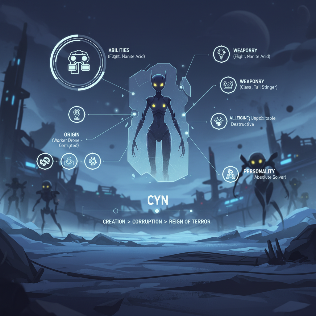 Character Overview Character Overview - who is cyn murder drones