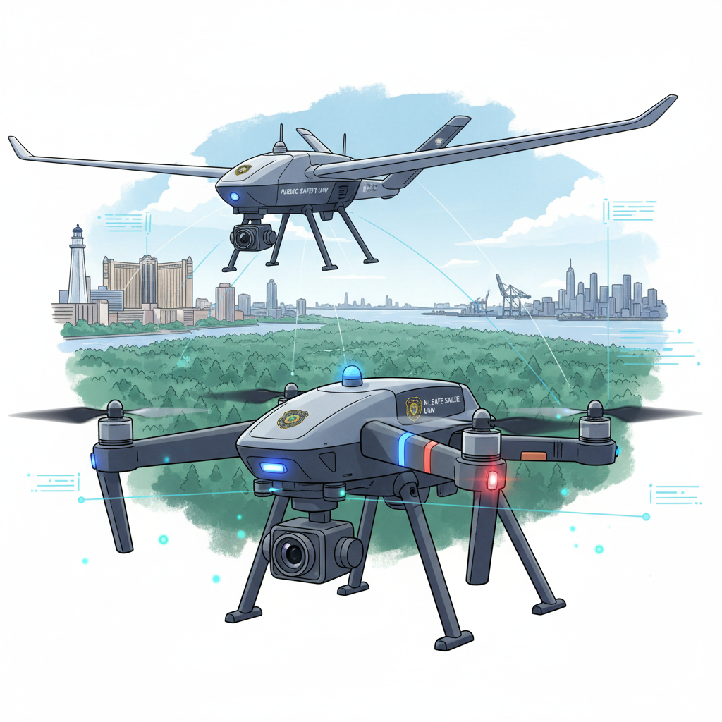 Law Enforcement and Public Safety Drones - who is flying drones over nj