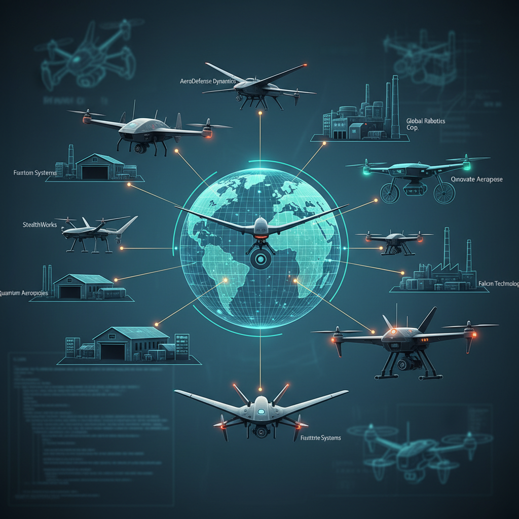 Major Players in Military Drone Manufacturing Major Players in Military Drone Manufacturing - who makes drones for the military