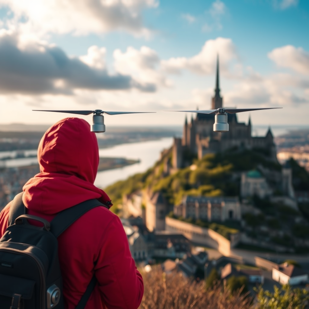 Understanding Drone Regulations in France - can you fly a drone at mont st michel
