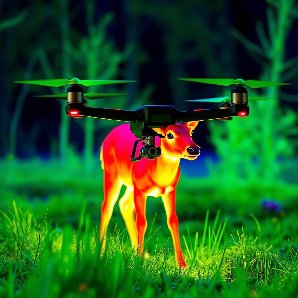 Understanding Thermal Imaging Technology - can you use a thermal drone to find deer