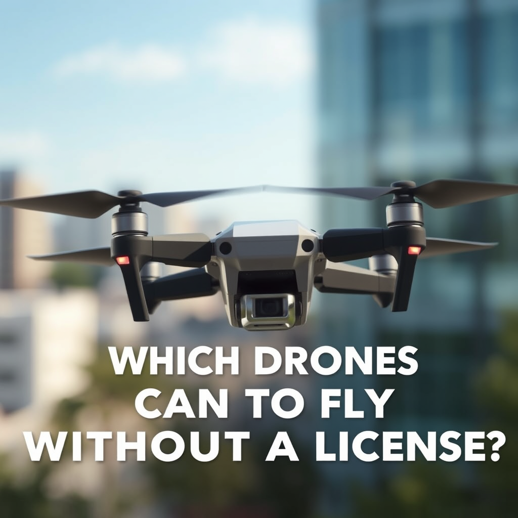 Which Drones Can You Fly Without a License?