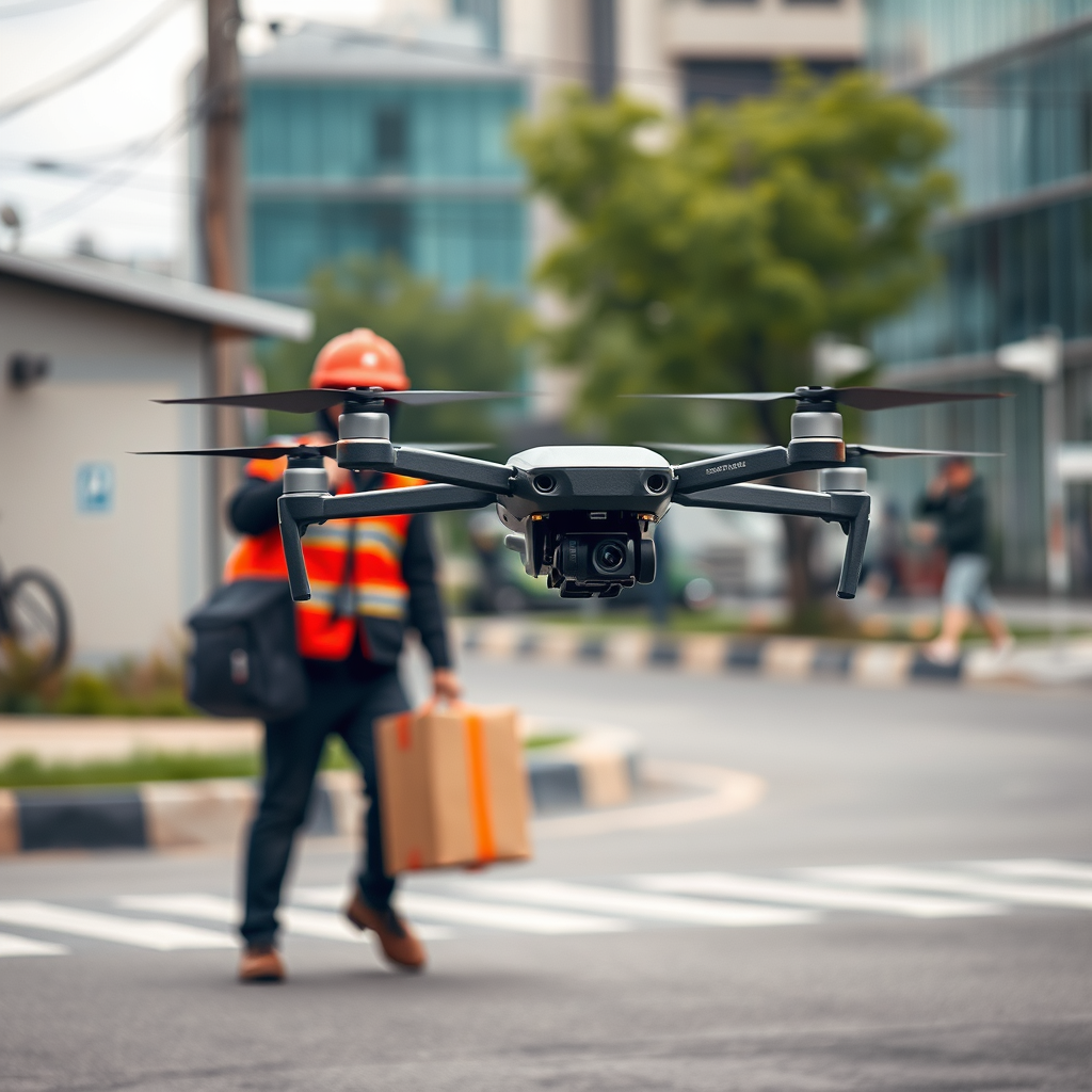 Enhancing Delivery Services - how can drones help humans