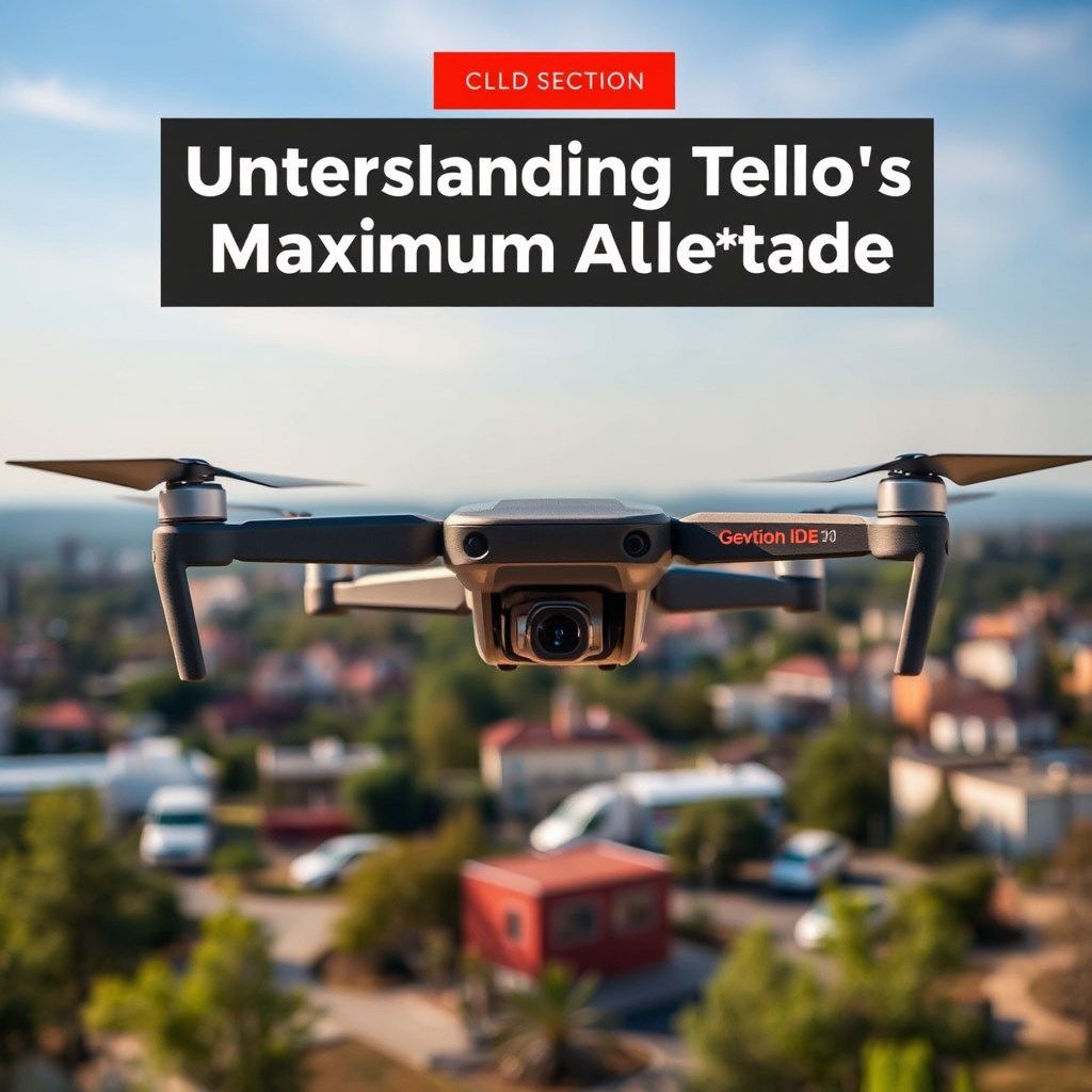 Understanding Tello's Maximum Altitude - how high can the tello drone fly
