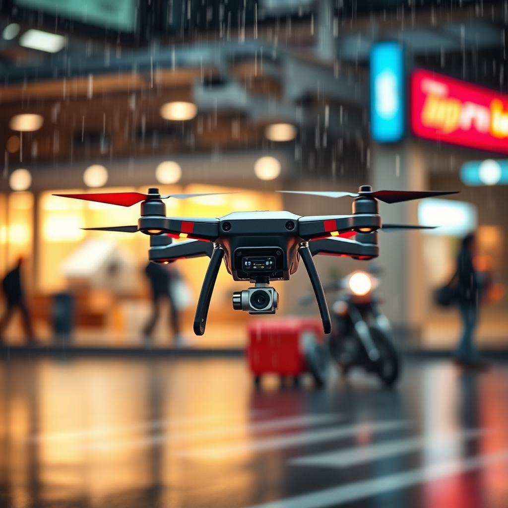 Risks of Flying in Rain - can i fly dji drone in rain