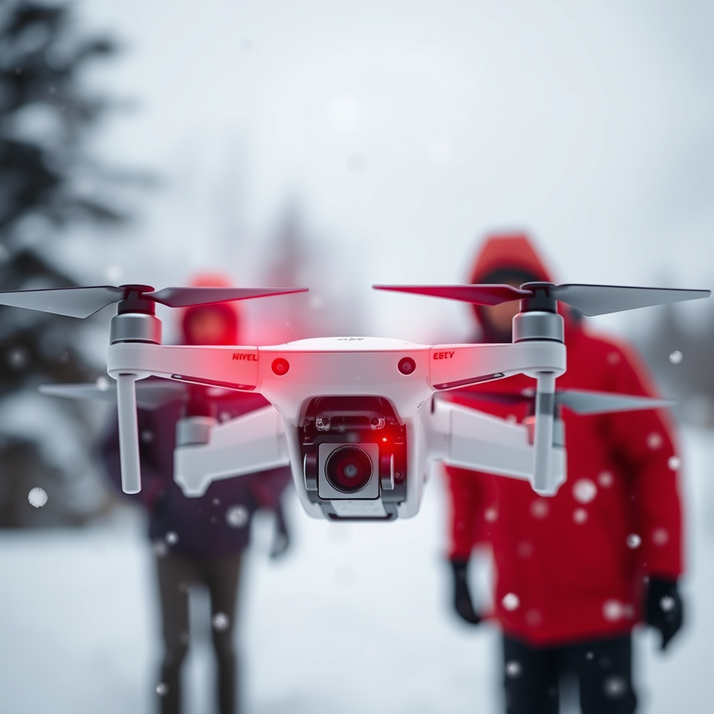 Preparing Your Drone for Snowy Conditions - can i fly my dji drone in the snow