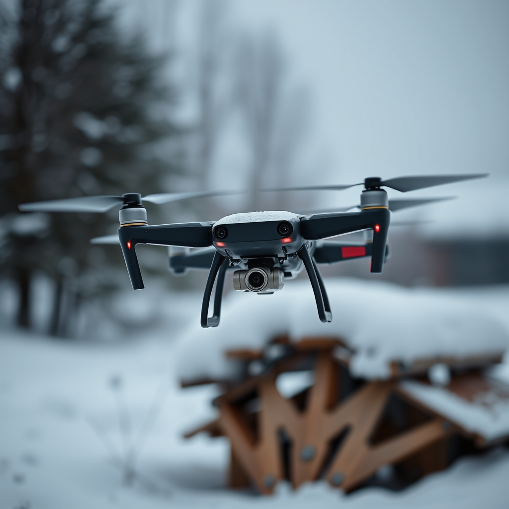 Preparing Your Drone for Snowy Conditions - can you fly a dji drone in the snow