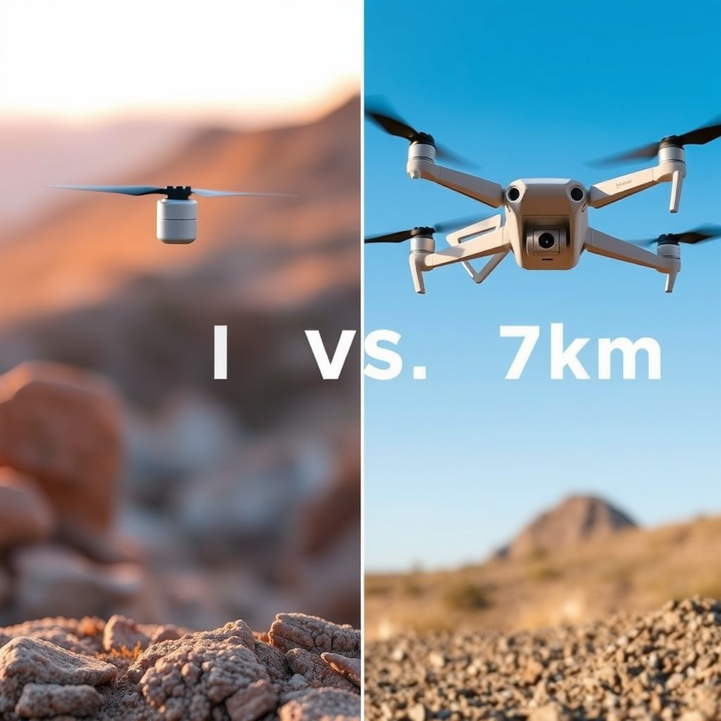 Transmission Range Comparison: O3 vs. 7km - DJI Mini 3 vs. Anzu Raptor V: O3 10km vs. 7km NDAA Lightweight NDAA Clash