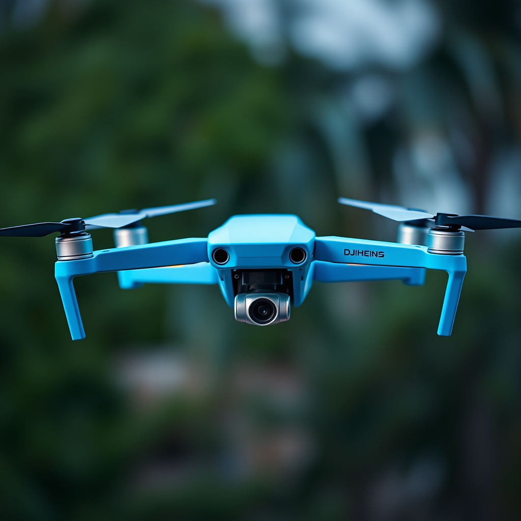 Design Features of the Sky Blue DJI Drone - does the sky blue dji drone look nice