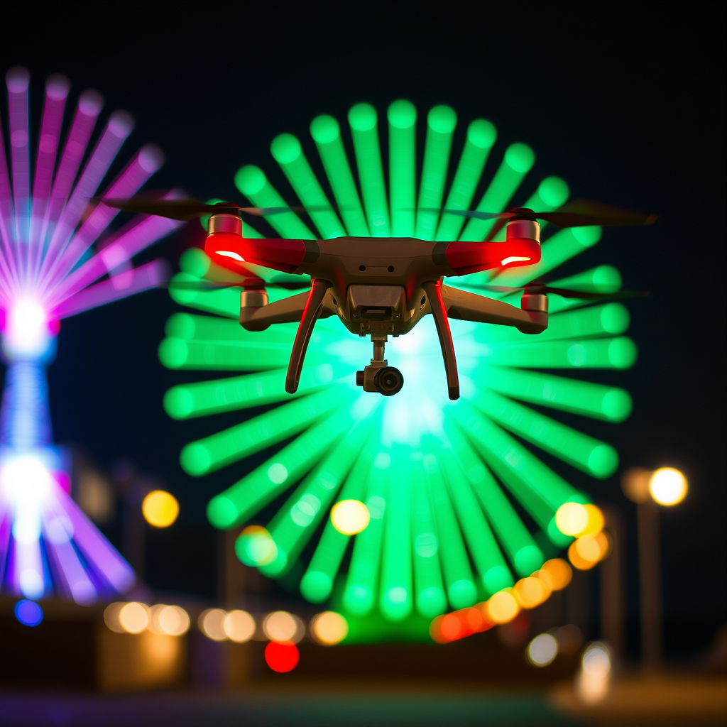 Overview of the Intel Shooting Star 2 - Intel Shooting Star 2 vs. DJI Light Show Drone: 1km Swarm vs. 10km O3 Light Show Battle