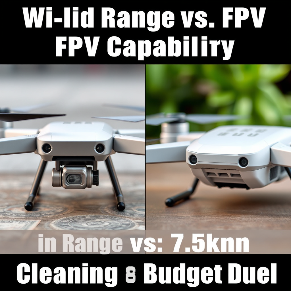 Wi-Fi Range vs. FPV Capability - Lucid Sanitization Drone vs. Potensic Atom SE: 2km Wi-Fi vs. 7.5km FPV Cleaning Budget Duel