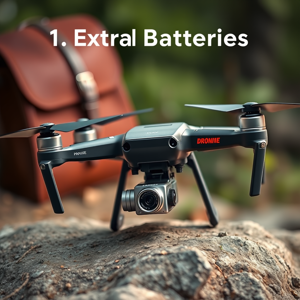 1. Extra Batteries - Top 10 Drone Accessories for Photographers