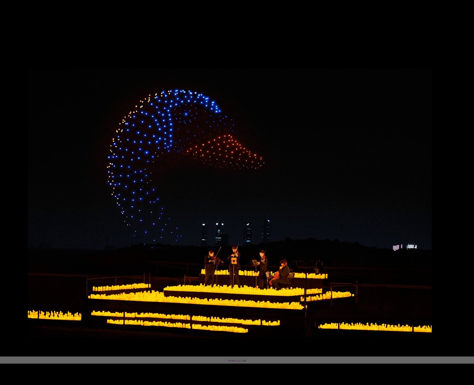 Audience Watching Drone Art Show Reactions Experiences Reviews Drone Art Shows - drone art show reviews