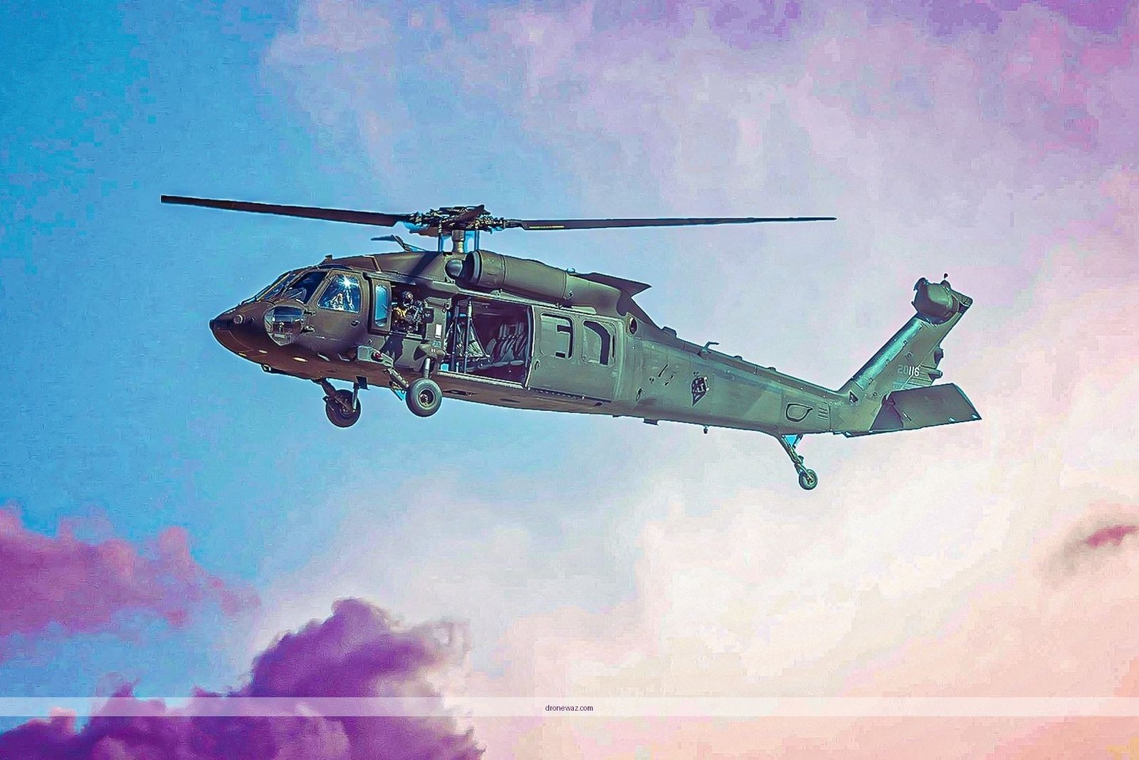 Black Hawk Drone Logo