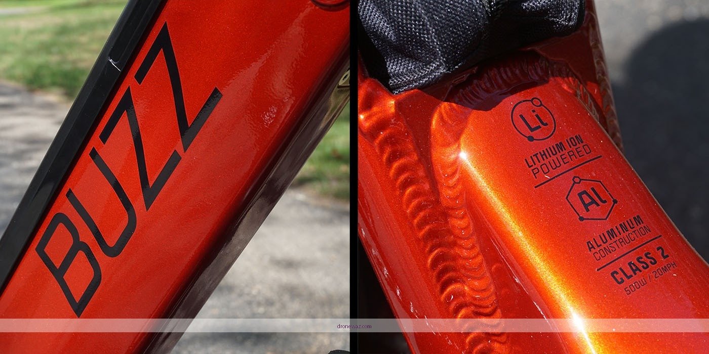 Buzz Drone Aerial View Flying Buzz Drone Moto Style - buzz drone moto-style e- bike product info and reviews