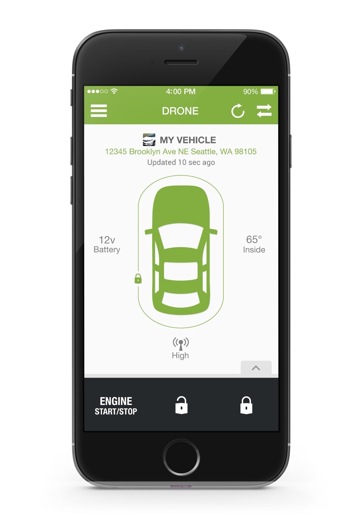 Compustar Drone Remote Start Logo