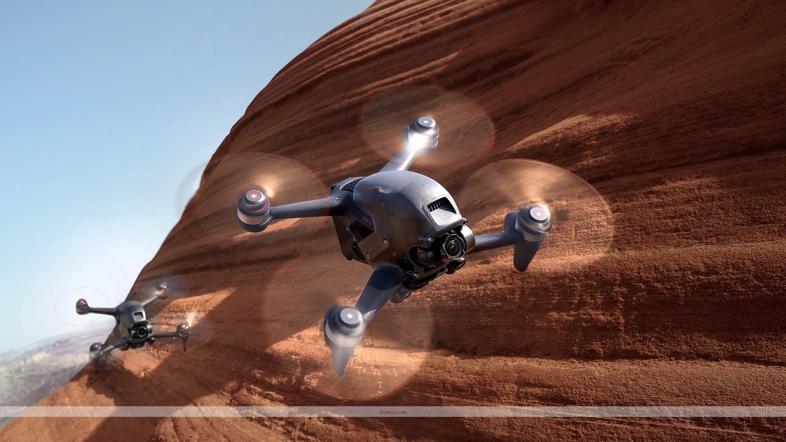 Dji Fpv Drone Flying Aerial View Fpv Drone Review Dji - fpv drone review