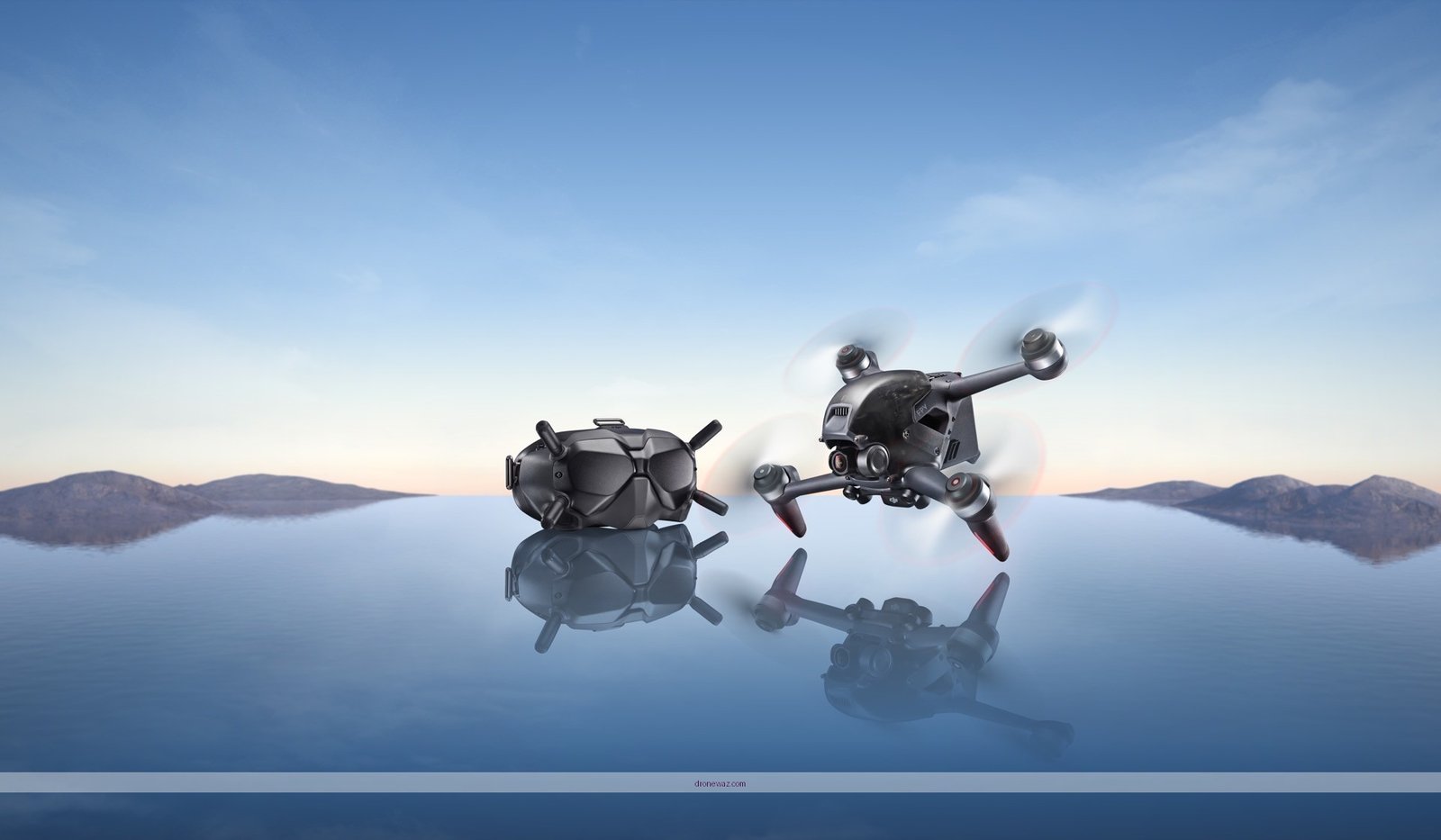 Dji Fpv Drone Flying Landscape Aerial View Dji Fpv Drone Competitors - dji fpv drone review