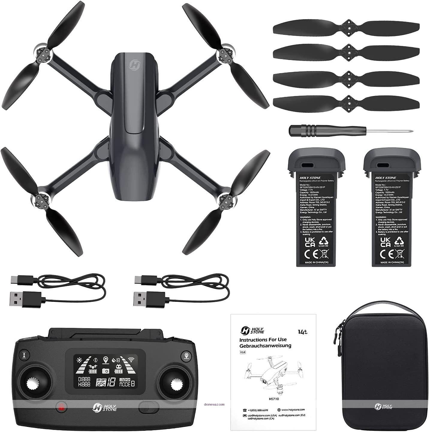 Drone Comparison Table Specifications Features Holy Stone Hs710 Competitors - holy stone hs710 drone review