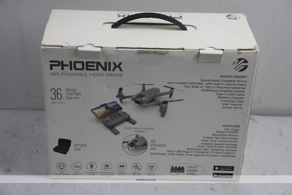 Phoenix Gps Foldable Video Drone Logo